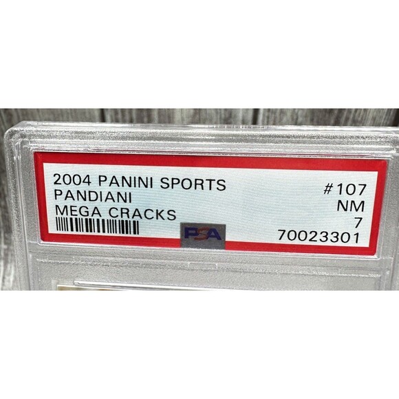 2004 PANINI SPORTS Walter PANDIANI MEGA CRACKS 107 PSA Nm 7 Deportivo La Coruña - Picture 2 of 10